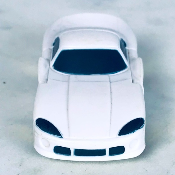 Hasbro Transformers Mini Con White Dodge Viper Car Rare Vintage 2001 Takara Toy - Picture 2 of 8